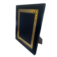 Elegant Gold & Black Plaque Frame PF FC168A 8X10in